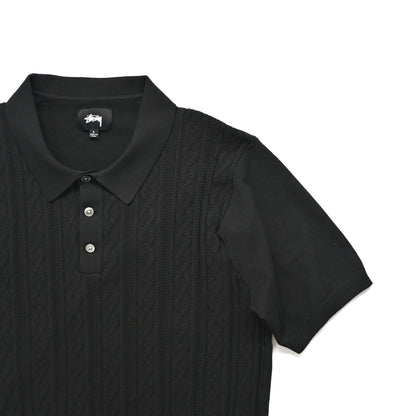 2020ss stussy polyester polo shirt L