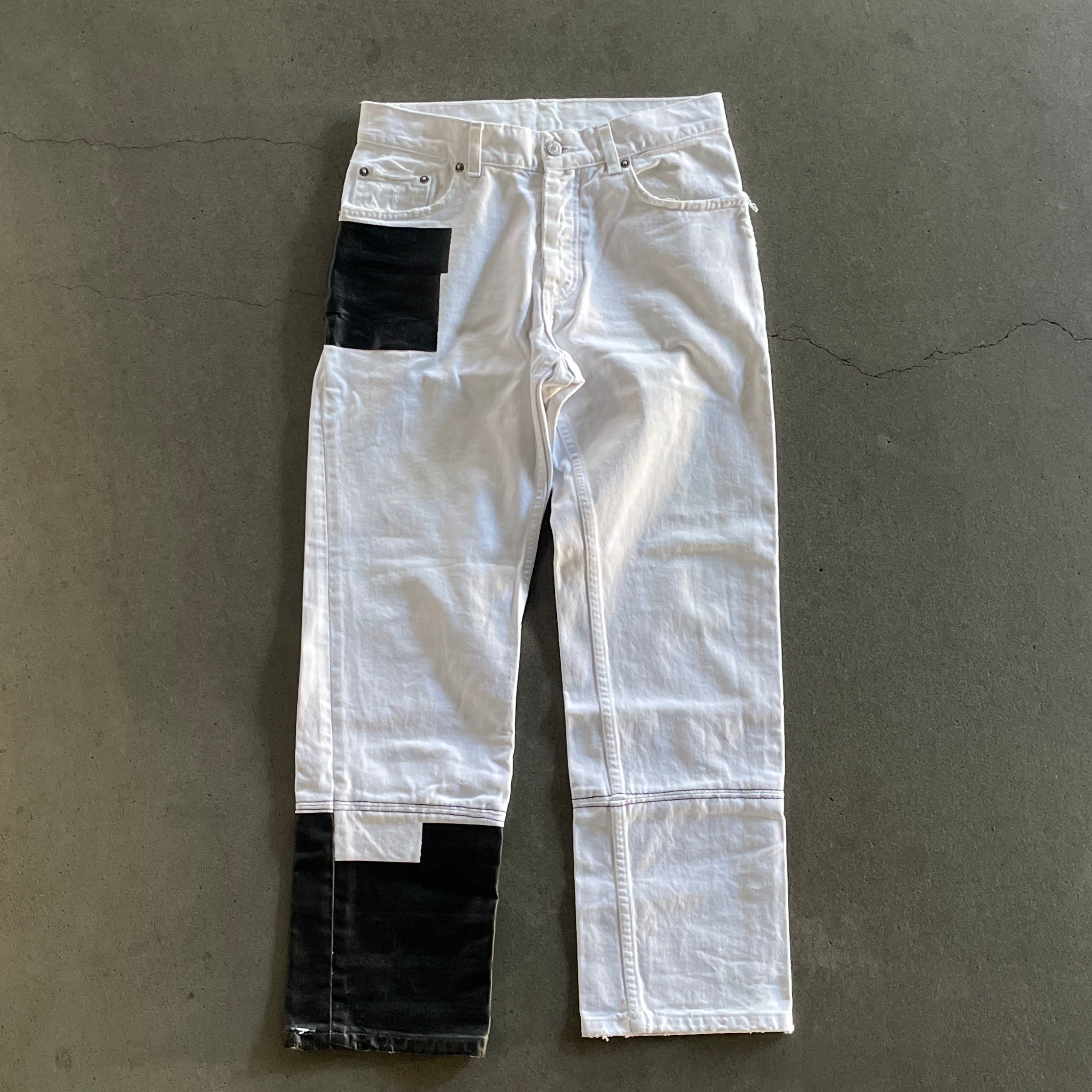 ハ*ウ様 helmut lang 03ss ラバー　デニム 2003ss helmut lang rubber docking denim 30 – vexed_store