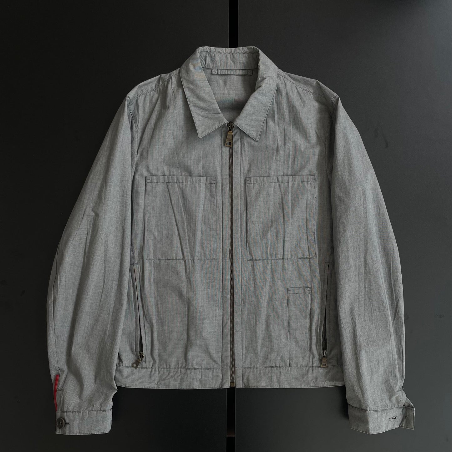 2000s prada sport SGV052 cotton blouson 46