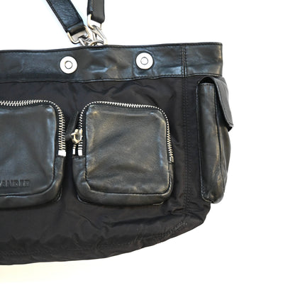 2002ss jil sander leather docking mulch pocket hand bag