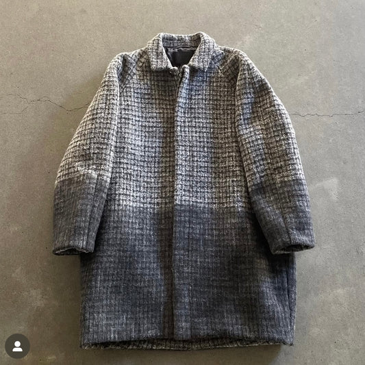 2007aw prada gradation heavy wool coat M