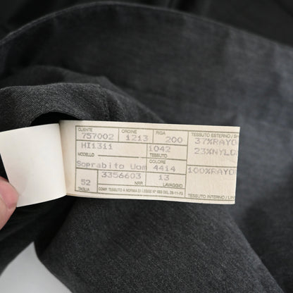 1990s giorgio armani cotton long coat 52