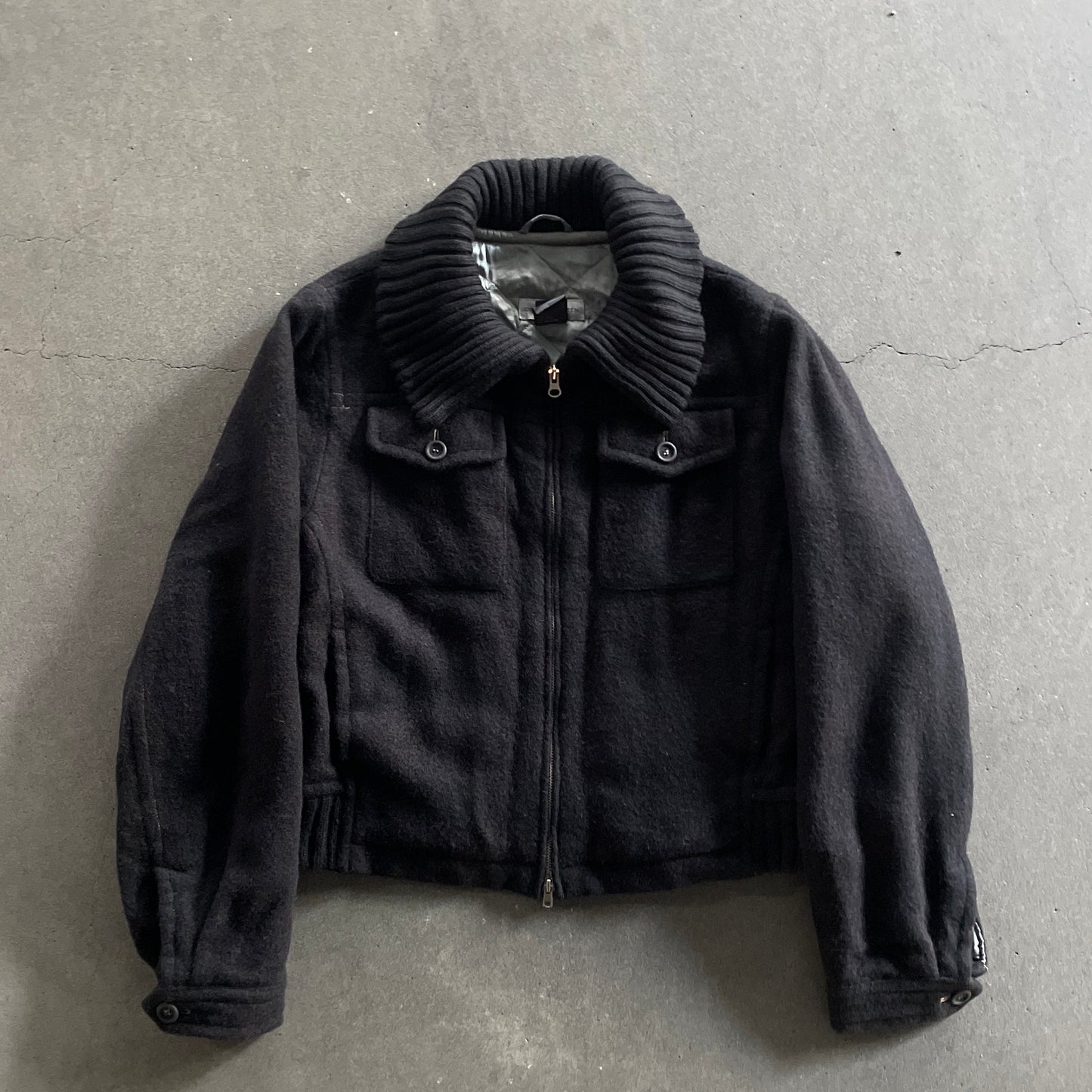 1997aw dries van noten kint docking wool blouson 50