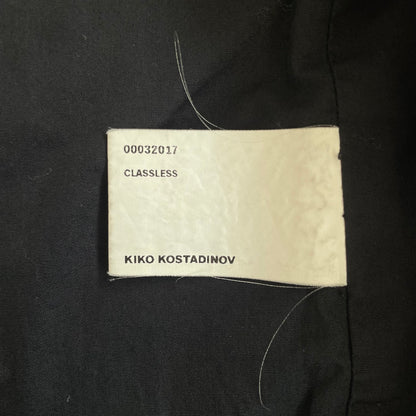 2017aw kiko kostadinov black short db jacket M