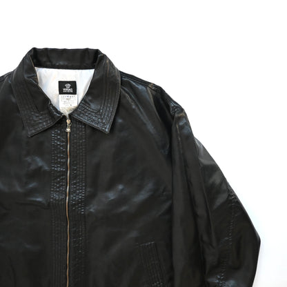 1990s versace kint docking fake leather jacket XL