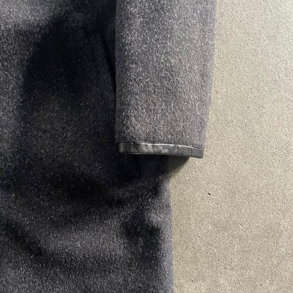 2009aw prada tiered leather wool coat
44