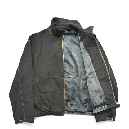1993aw giorgio armani high neck cotton bomber jacket 50
