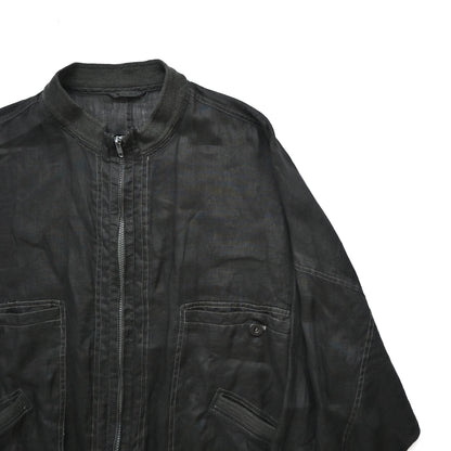 1980s gianni versace linen bomber jacket 48