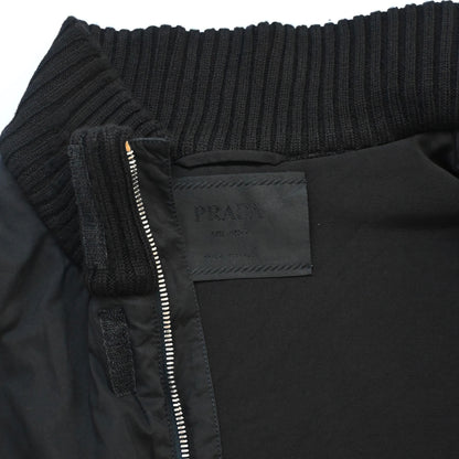 1999aw prada kint docking half coat S