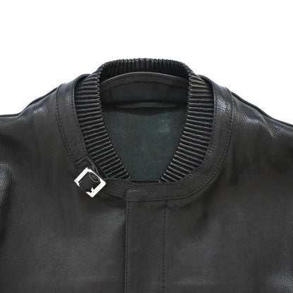 2011aw balenciaga leather ma-1 jacket 46