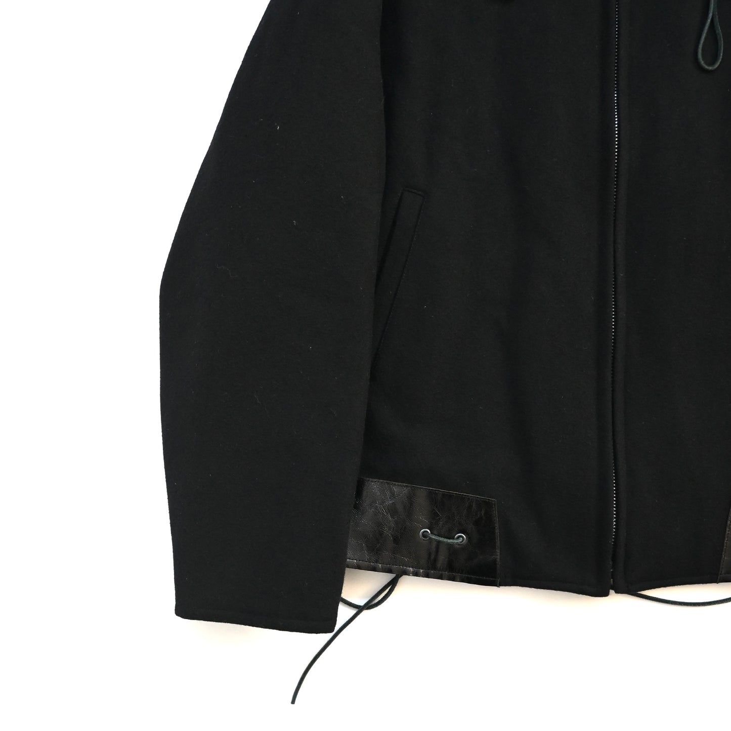 2023aw our legacy black leather hum jacket 46