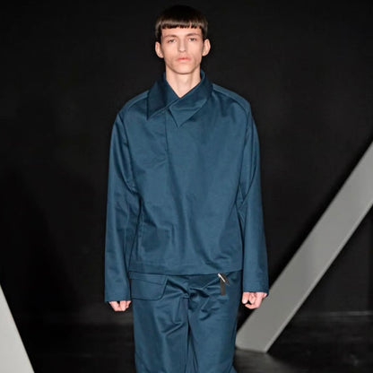 2017aw kiko kostadinov wrap collar pullover L