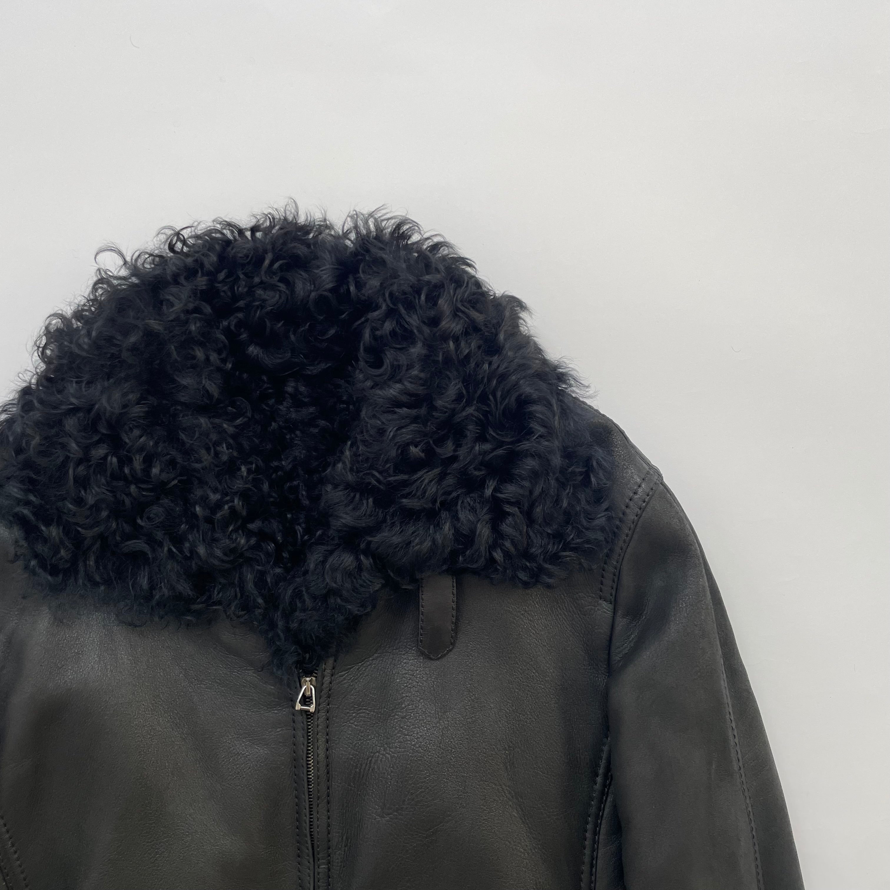 2001aw gucci genuine leather mouton jacket 46 by Tom ford