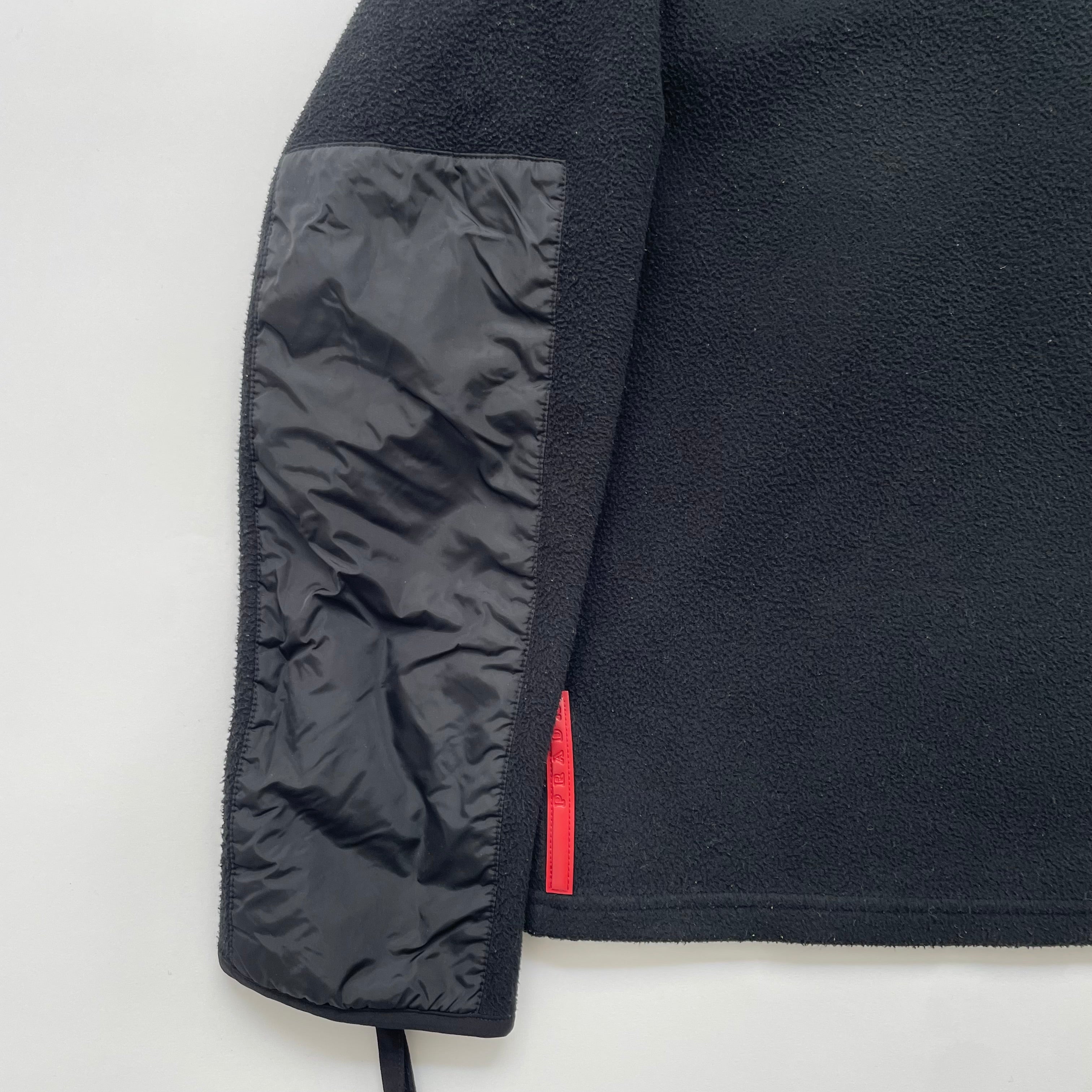 1999aw prada ninja fleece hoodie S – vexed_store