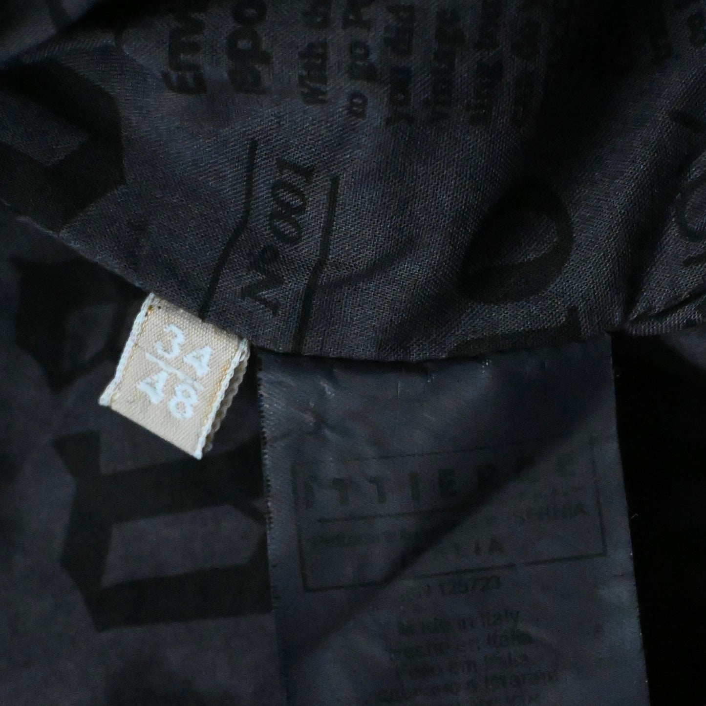 2006ss john galliano check pattern wool ma-1 jacket 48