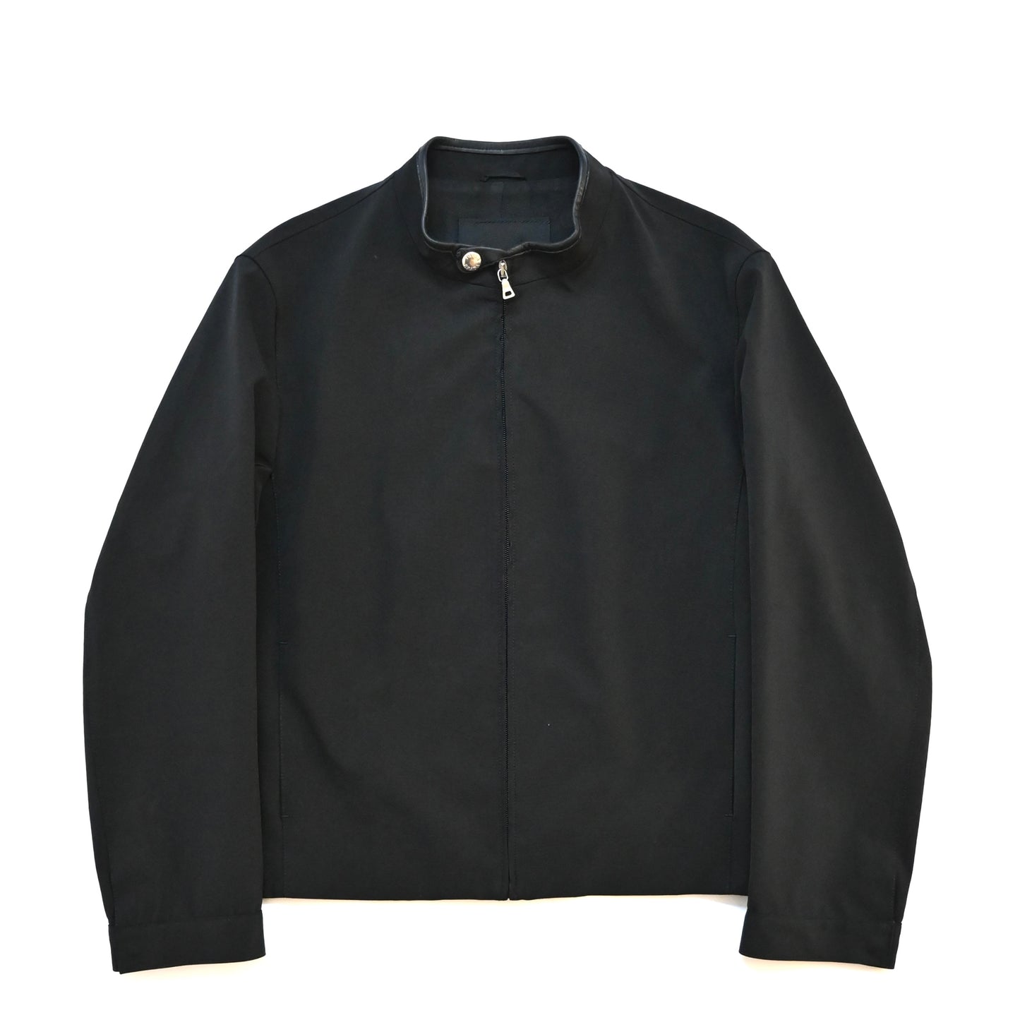 1999aw prada leather piping nylon blouson L