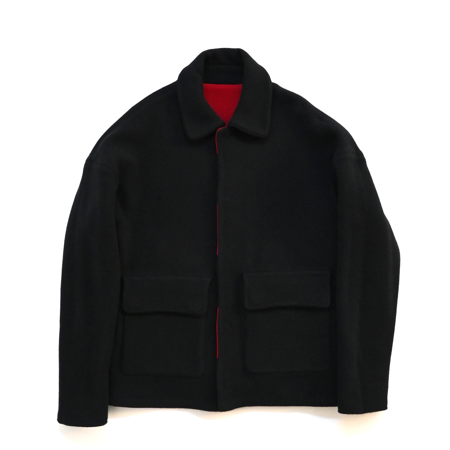 2000s burberry reversible wool blouson L