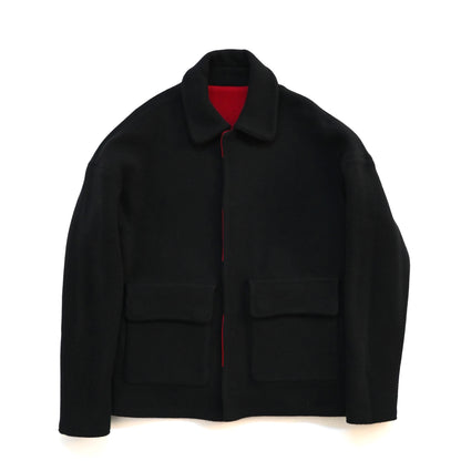 2000s burberry reversible wool blouson L