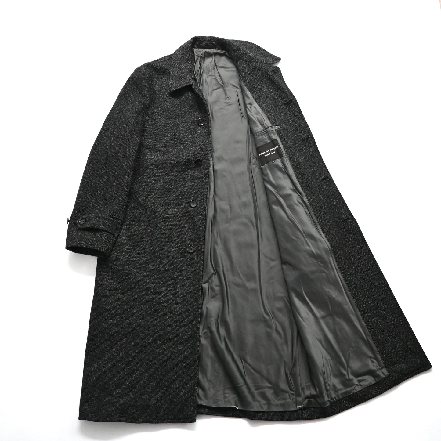 1997aw comme des garcons homme wool tweed long coat M