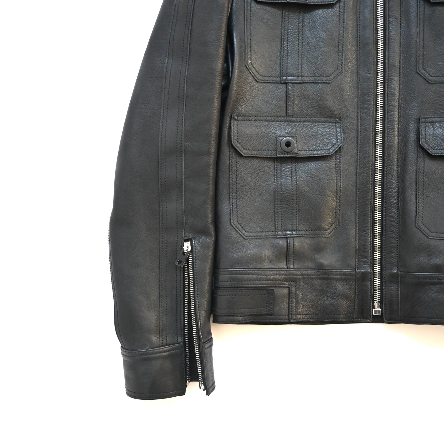 2011aw balenciaga mulch pocket cow leather jacket 46 by nicolas ghesquiere