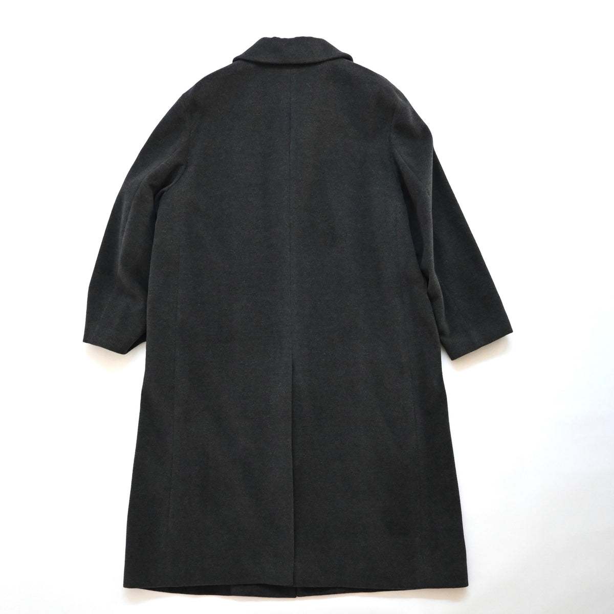 2000s issey miyake angora wool long coat M