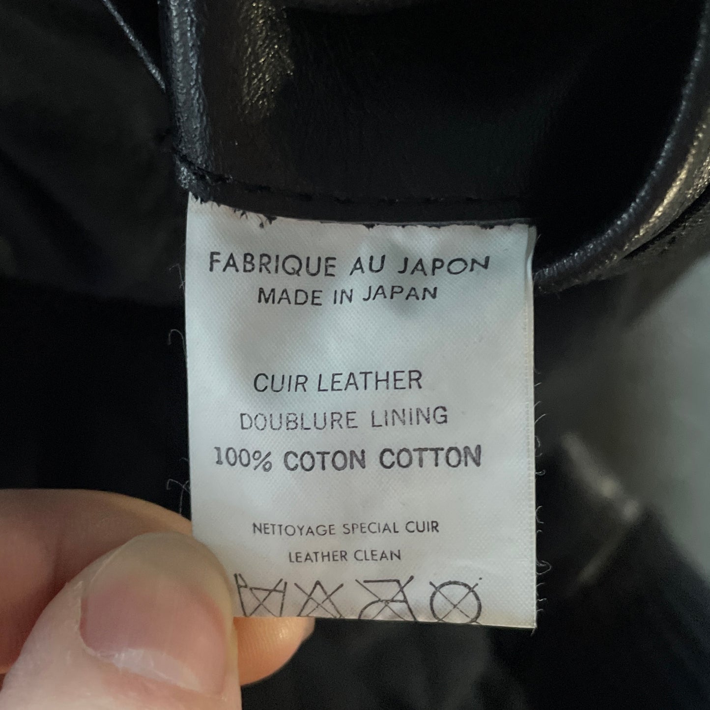 1991aw yohji yamamoto 6.1 the men Go yohji Go pin-a2 leather jacket M