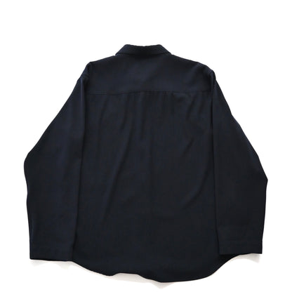 1990s giorgio armani polyester shirt jacket 52
