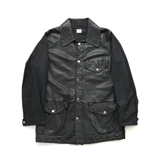2005aw c.pcompany half leather docking jacket L