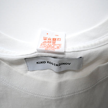 2017aw kiko kostadinov cotton long t shirt L