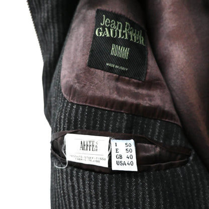 1998aw jean paul gaultie wool short bomber jacket 50