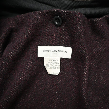 2000s dries van noten cotton zip jacket S