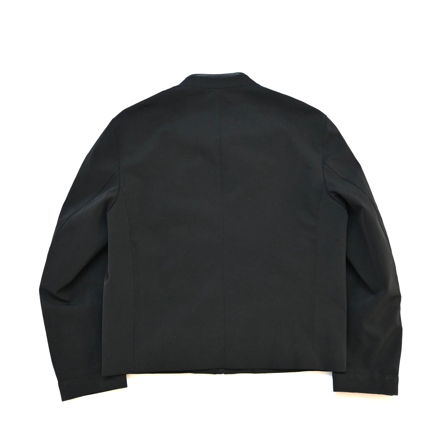 1999aw prada leather piping nylon blouson L