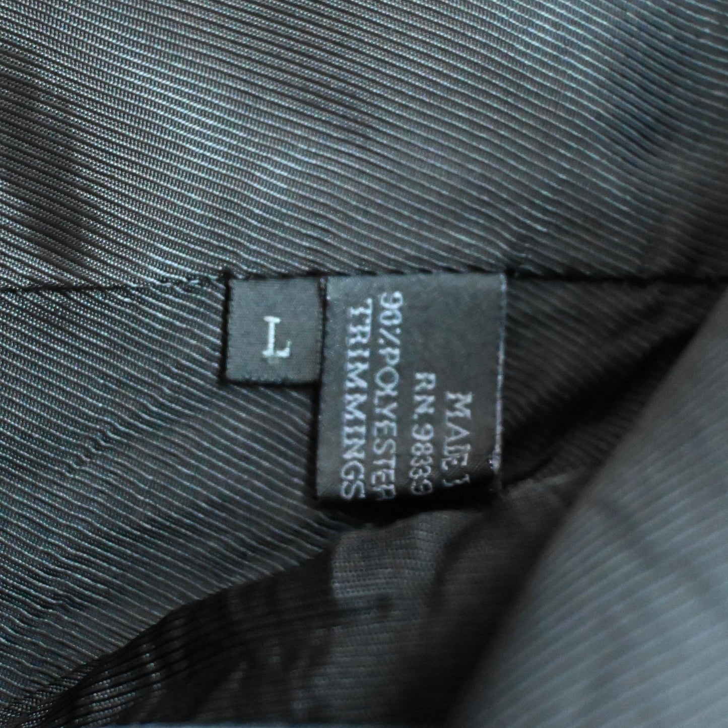 1999aw prada leather piping nylon blouson L