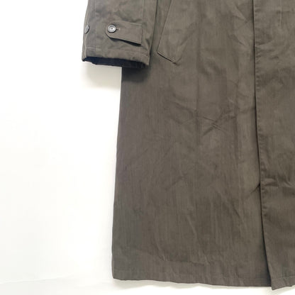 1990s giorgio armani cotton long coat 46