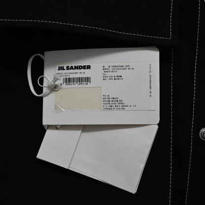 2025ss jil sander contrast stitching twill jacket 46