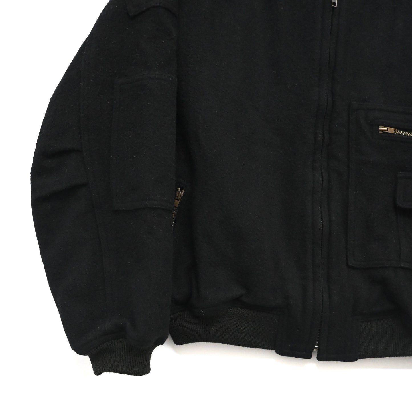1980s issey miyake caretag wool varsity jacket M