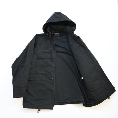 2023aw balenciaga reversible hood zipped cotton windbreaker 46