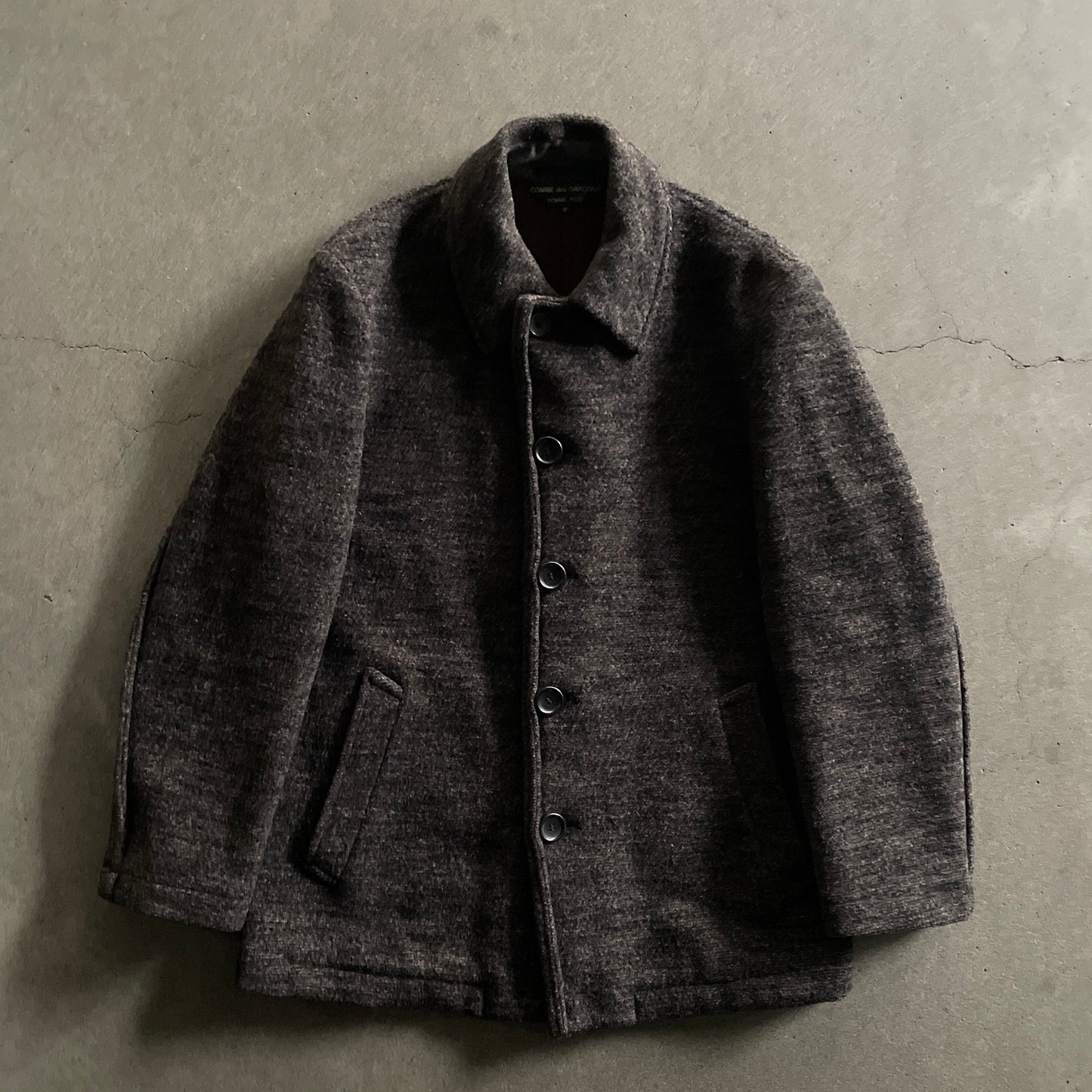 1998aw comme des garcons homme plus wool half coat M