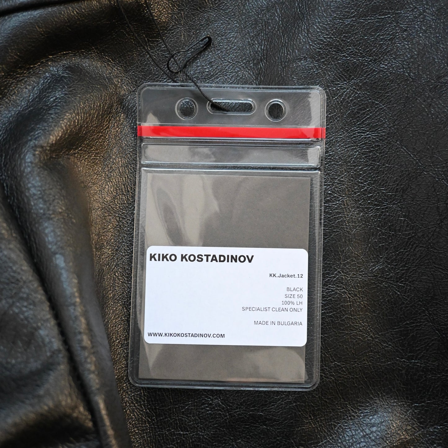 2023ss kiko kostadinov murad leather jacket 50