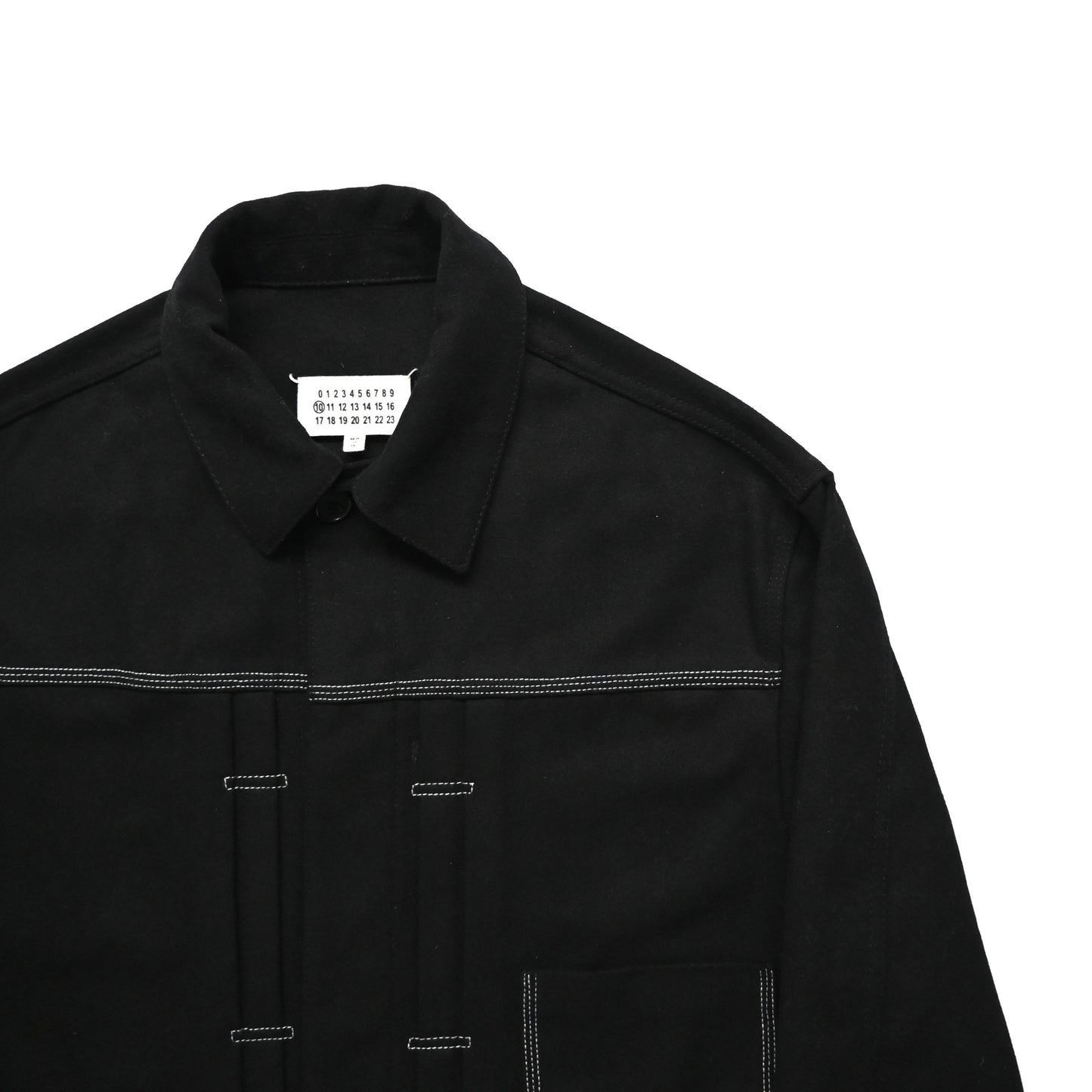 2017aw maison margiela stitch wool tracker jacket 50