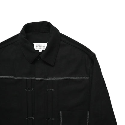 2017aw maison margiela stitch wool tracker jacket 50