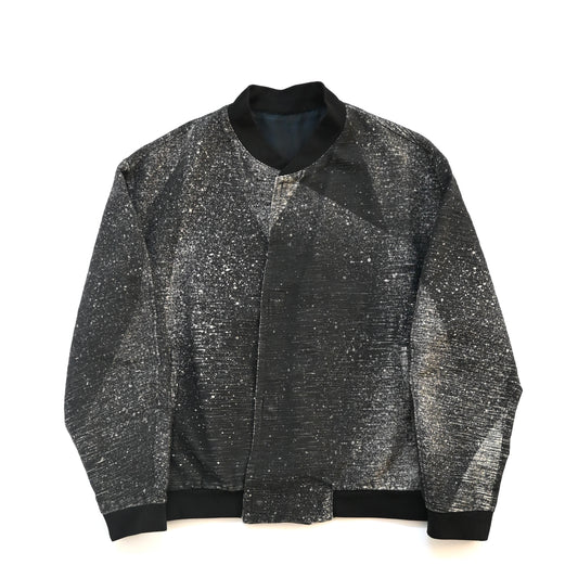 2014aw balenciaga paint pattern cotton ma-1 blouson 48