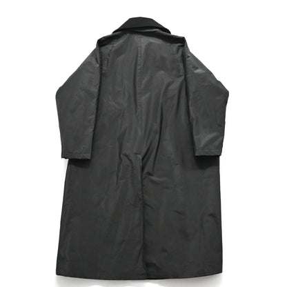 1996aw emporio armani detachable cotton collar vinylon long coat 52