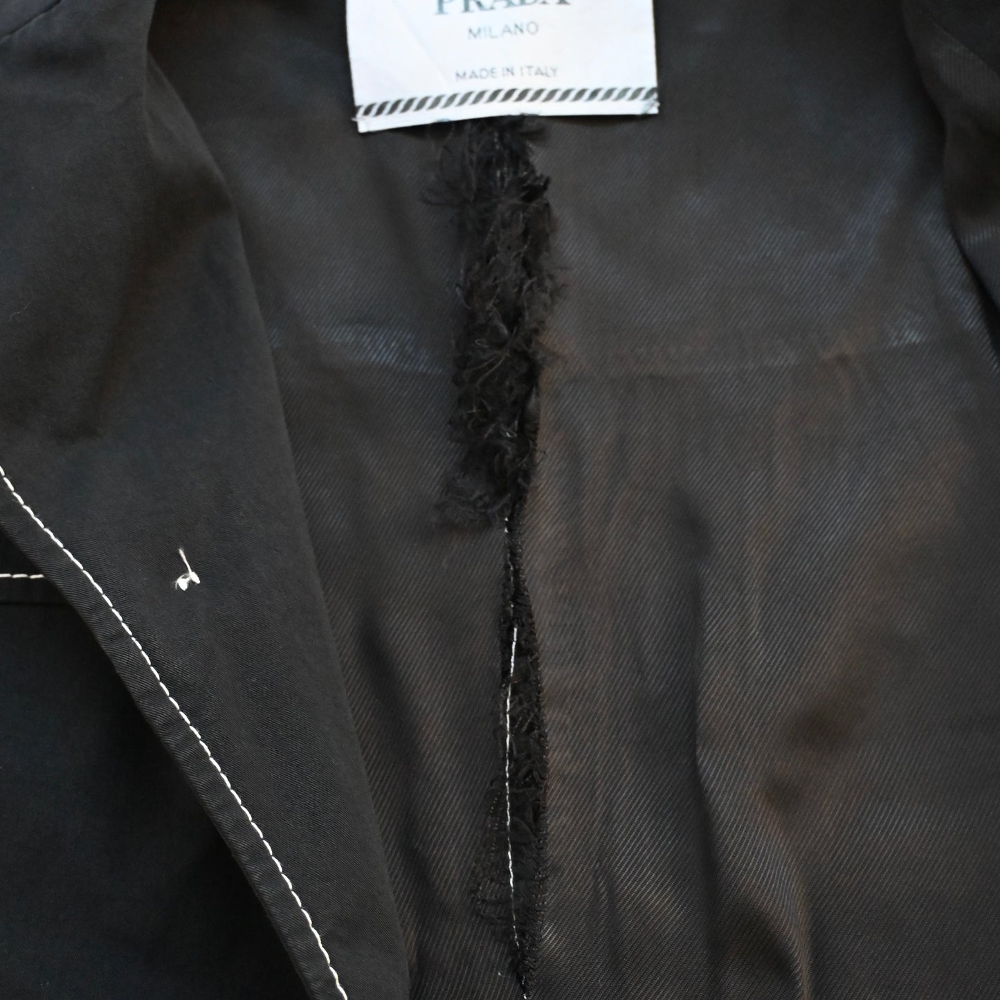 1999ss prada stitch wool blouson 46