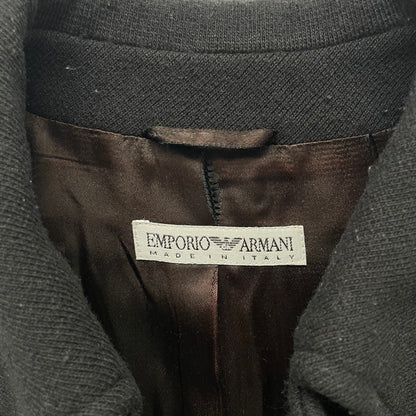 1990s emporio armani wool half coat 48