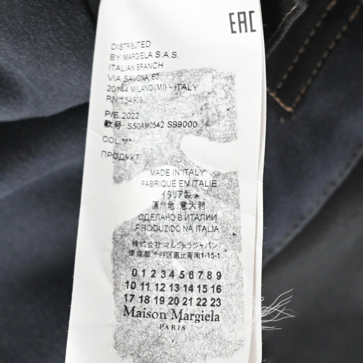 2022ss martin margiela hooded cotton coat 50