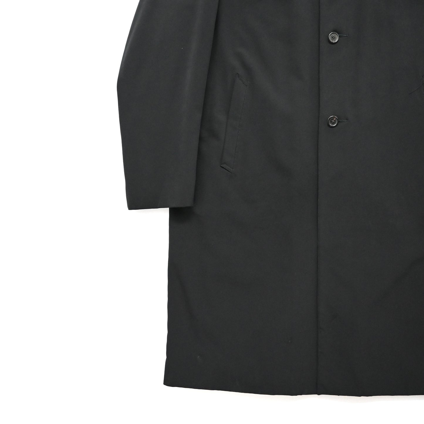 1990s prada polyester long coat L