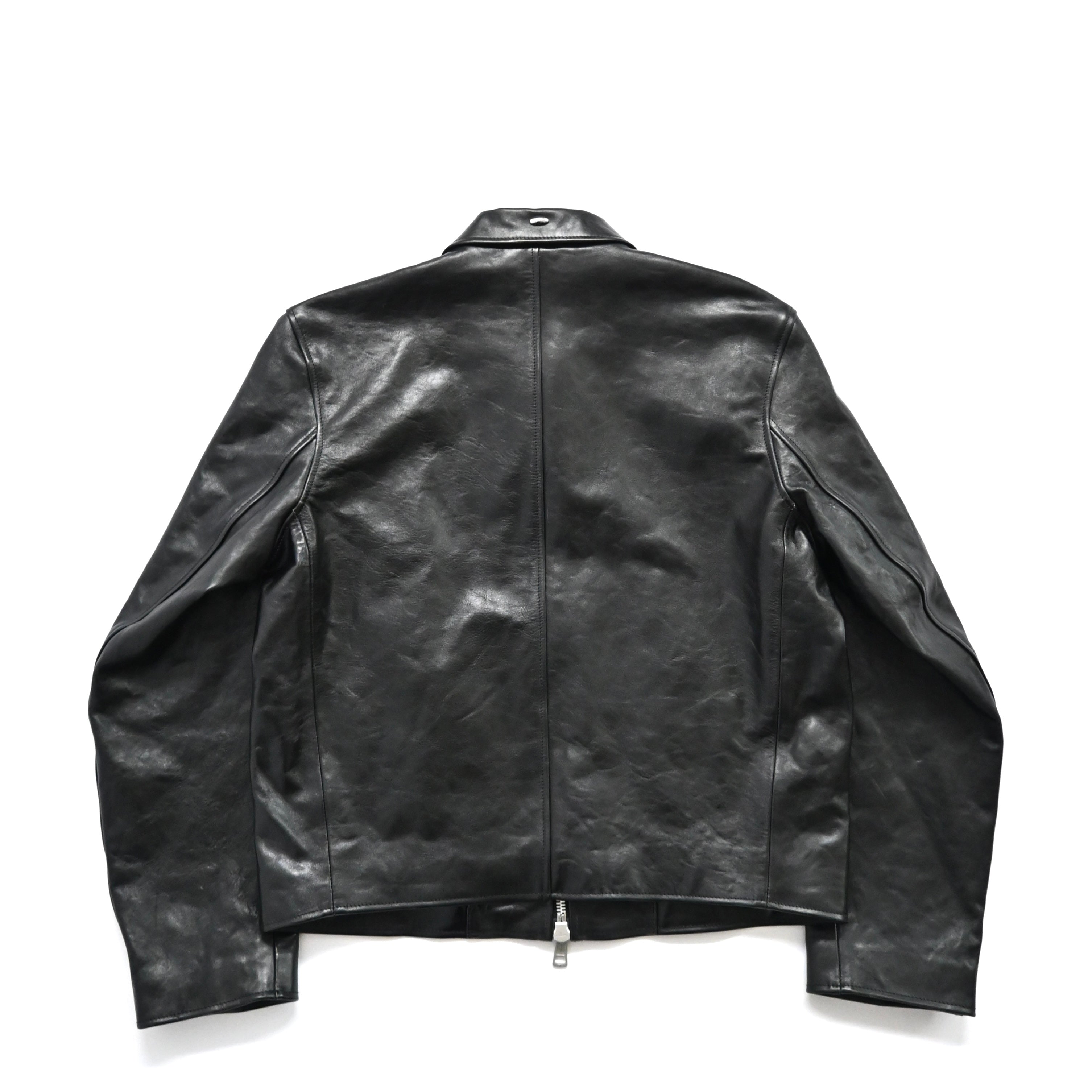 ジャケット・アウター Our legacy mini jacket leather 48 Our Legacy - Mini Jacket Top Dyed Black Leather