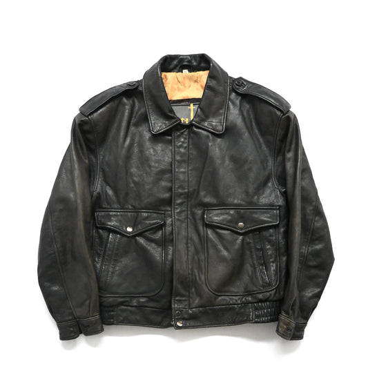1990s gianfranco ferre cow leather jacket 48