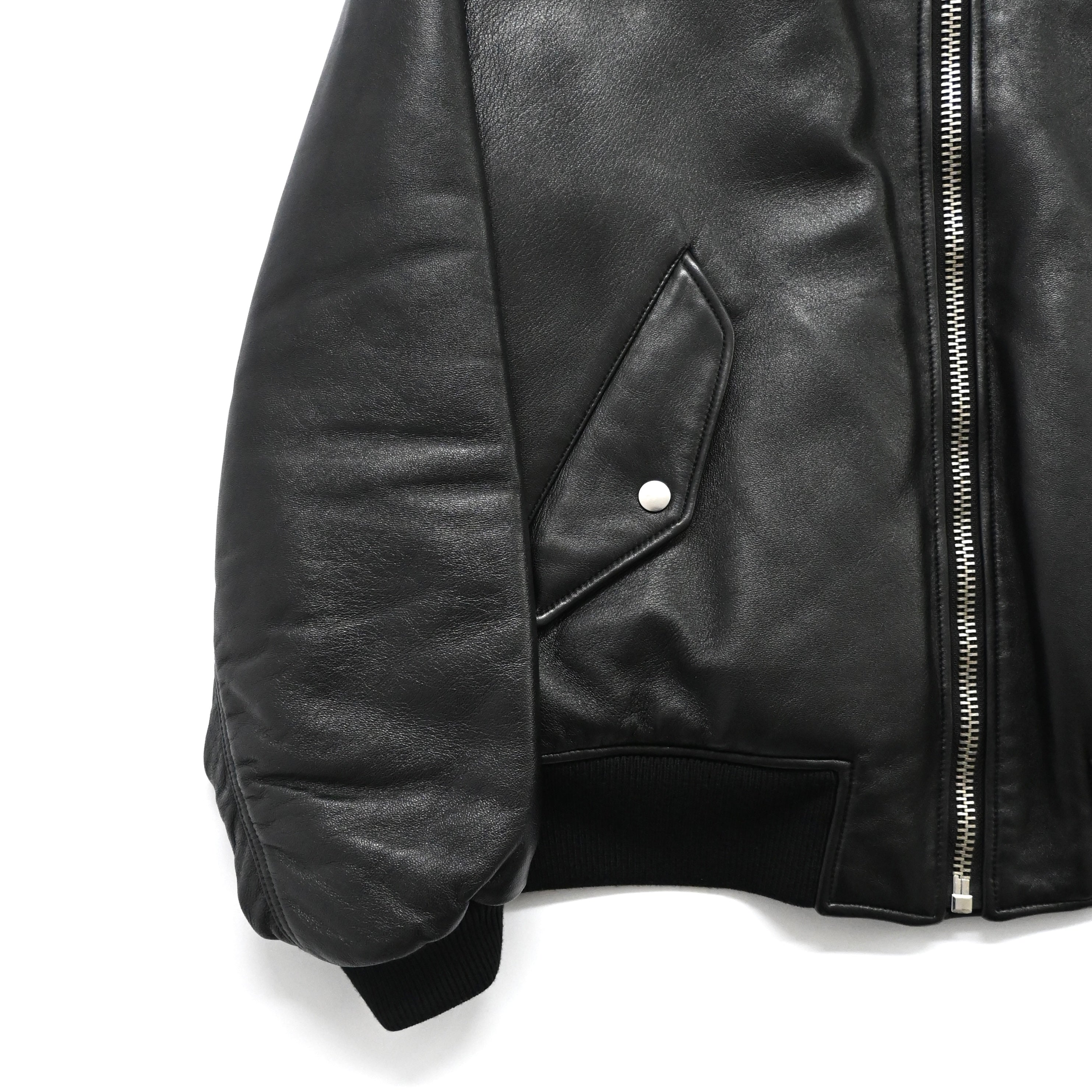 2021aw prada nappa leather bomber jacket 50 by raf simons